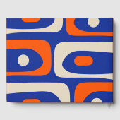 Mittelalter Modernes Retro Piquet Personalisiert Gästebuch (Rückseite)