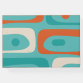 Mittelalter Modernes Retro Piquet Personalisiert Gästebuch (Rückseite)