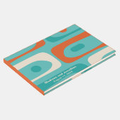 Mittelalter Modernes Retro Piquet Personalisiert Gästebuch (Ecke)