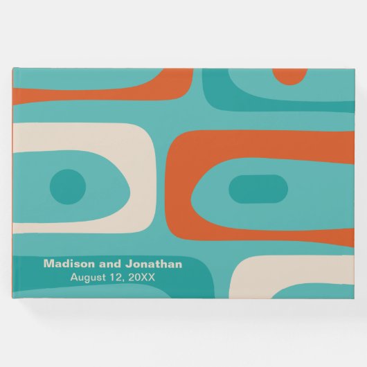 Mittelalter Modernes Retro Piquet Personalisiert Gästebuch (Vorderseite)