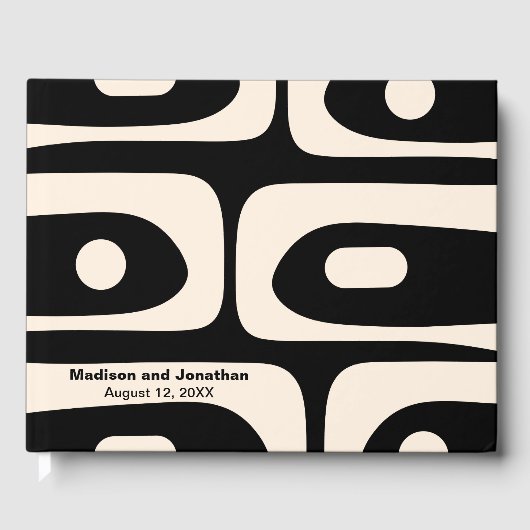 Mittelalter Modernes Retro Piquet Personalisiert Gästebuch (Vorderseite)