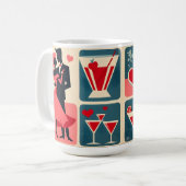 Mittelalter Modernes Valentine Tanzpaket Kaffeetasse (Vorderseite Links)