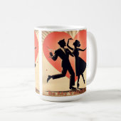 Mittelalter Modernes Valentine Tanzpaket Kaffeetasse (VorderseiteRechts)