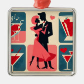 Mittelalter Modernes Valentine Tanzpaket Ornament Aus Metall (Vorne)