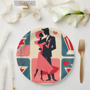 Mittelalter Modernes Valentine Tanzpaket Pappteller