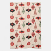 Mittelalter Modernes Weihnachtsmuster Geschirrtuch (Vertikal)