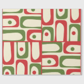 Mittelalter Modernes Weihnachtspikett Abstrakt Geschenkpapier (Flach)