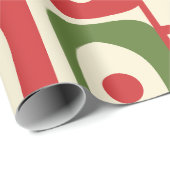 Mittelalter Modernes Weihnachtspikett Abstrakt Geschenkpapier (Rolleneckpunkt)