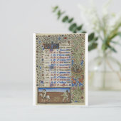 Mittelalter: Oktober Postkarte (Stehend Vorderseite)