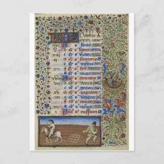 Mittelalter: Oktober Postkarte