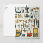 Mittelalter Postkarte (Vorne/Hinten)