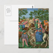 Mittelalter Postkarte (Vorne/Hinten)