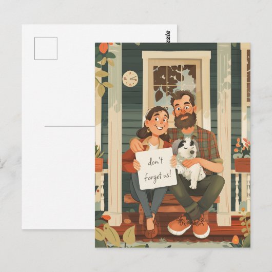 Mittelalter Postkarte (Vorne/Hinten)