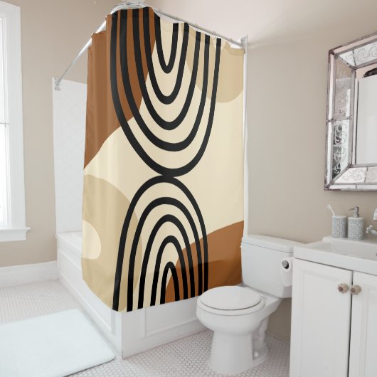 Mittelalter Regenbogen Duschvorhang (Beispiel)