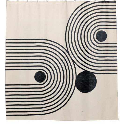 Mittelalter Regenbogen Duschvorhang (Vorderseite)