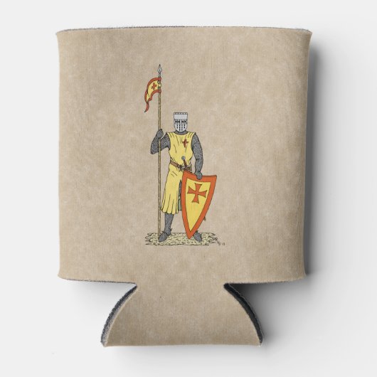 Mittelalter Ritter Anfang des 13. Jahrhunderts Dosenkühler (Vorderseite)