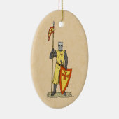 Mittelalter Ritter Anfang des 13. Jahrhunderts Keramikornament (Rechts)