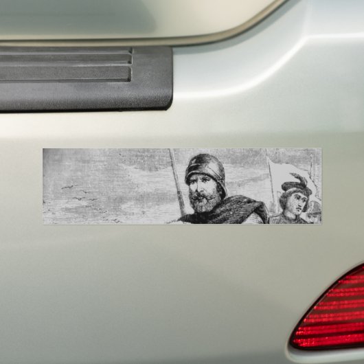 Mittelalter Ritter Autoaufkleber (Auf Auto)