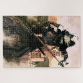 Mittelalter Ritter der Alten Zeiten Puzzle (Horizontal)