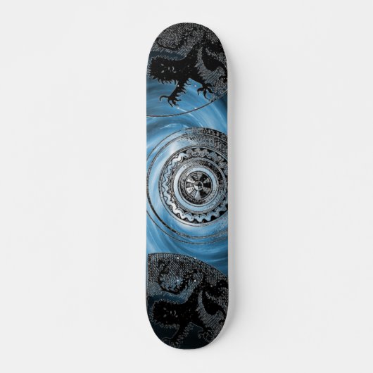Mittelalter-Schilde Skateboard (Vorne)