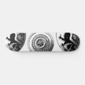 Mittelalter-Schilde Skateboard (Horizontal)