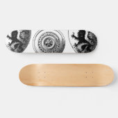 Mittelalter-Schilde Skateboard (Horizontal)