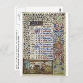 Mittelalter: September Postkarte (Vorne/Hinten)