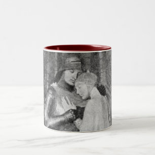 Mittelalter-Tasse Zweifarbige Tasse