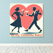 Mittelalter Valentine Angesagt Martini Tanzlein Pa Leinwanddruck (Insitu (Holzboden))