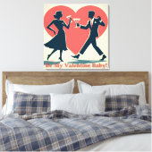 Mittelalter Valentine Angesagt Martini Tanzlein Pa Leinwanddruck (Insitu (Schlafzimmer))