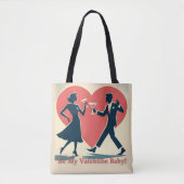 Mittelalter Valentine Angesagt Martini Tanzlein Pa Tasche (Vorderseite)
