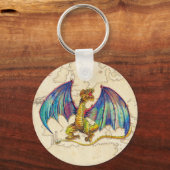 Mittelalter Wyvern Schlüsselanhänger (Vorderseite)