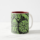 Mittelalter Zweifarbige Tasse (VorderseiteRechts)