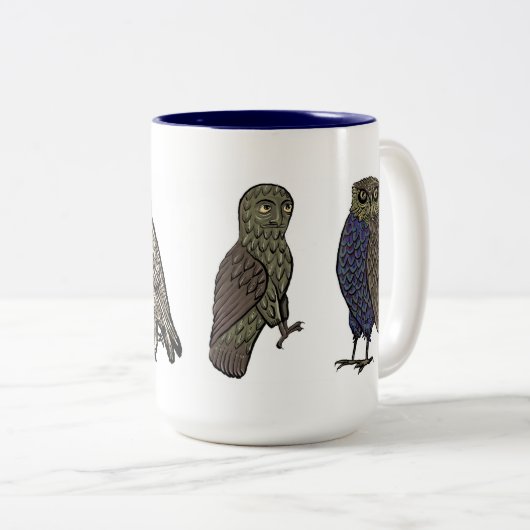 Mittelalter Zweifarbige Tasse (VorderseiteRechts)