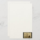 Mittelalterlich Briefpapier (Vorne/Hinten)