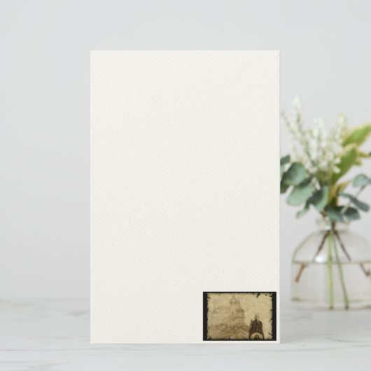 Mittelalterlich Briefpapier (Stehend Vorderseite)