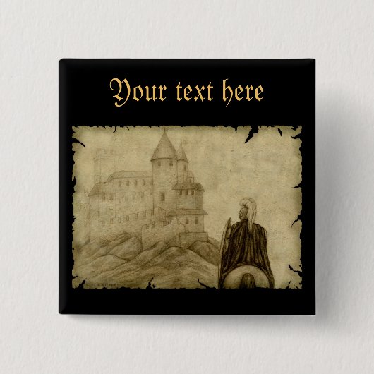 Mittelalterlich Button (Vorderseite)