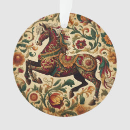 Mittelalterlich die verzauberte Stimmung im Blut Ornament