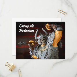 mittelalterlich einladungspostkarte