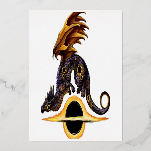 mittelalterlich folieneinladung (Rückseite)