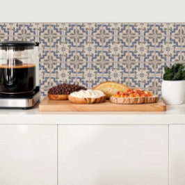 Mittelalterlich inspirierte Kachel mit botanischen