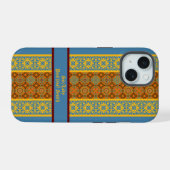 Mittelalterlich iPhone 15 Hülle (Rückseite (Horizontal))