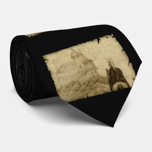 Mittelalterlich Krawatte (Gerollt)