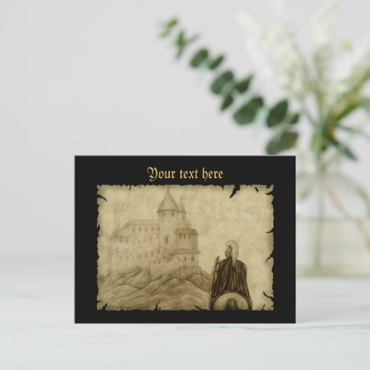 mittelalterlich postkarte (Stehend Vorderseite)