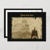 mittelalterlich postkarte (Vorne/Hinten)