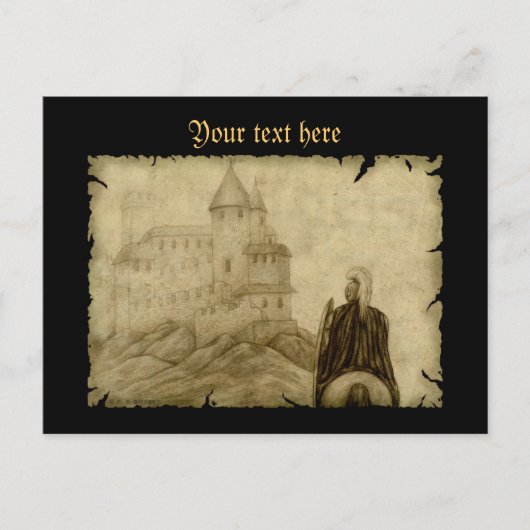 mittelalterlich postkarte (Vorderseite)