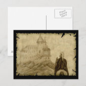 mittelalterlich postkarte (Vorne/Hinten)