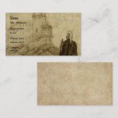 Mittelalterlich Visitenkarte (Vorne/Hinten)