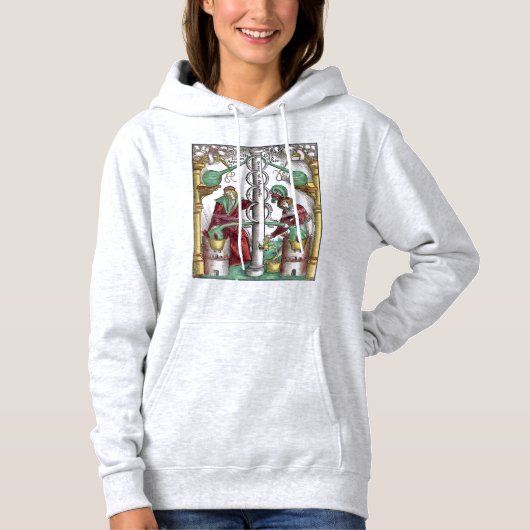 Mittelalterliche Alchimie Hoodie (Vorderseite)