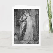 Mittelalterliche Alters-Gruß-/Anmerkungs-Karte Karte (Rückseite)